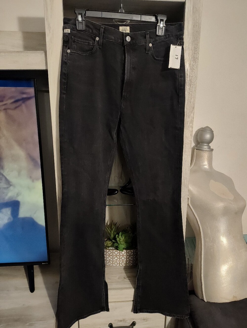 Citizen Of Humanity Women's Black Straight-Leg Jeans SZ 29 New With Tags